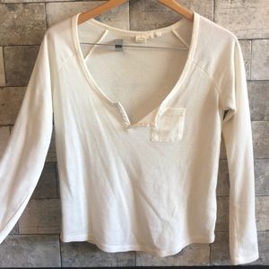 PacSun Lounge Cream/White Shirt